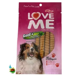 اسنک تشویقی لاومی با طعم مرغ مخصوص سگ Love me chicken flavour وزن ۸۰ گرم