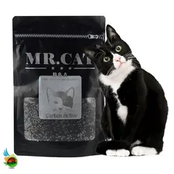 افزودنی کربن خاک گربه مستر کت Mr.cat carbon active وزن 250 گرم