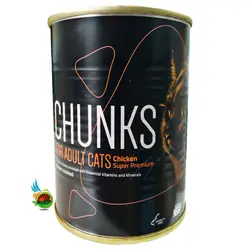 کنسرو سوپر پریمیوم گربه فیفورا مدل خورشتی طعم مرغ Fifora chunks for adult cats with chicken وزن 400 گرم