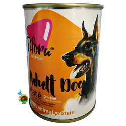کنسرو سوپر پریمیوم سگ بالغ نژاد بزرگ فیفورا مدل پته طعم مرغ Fifora pate for adult dogs with chicken وزن 400 گرم
