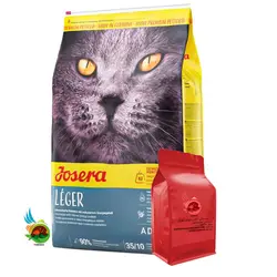 غذای خشک گربه بالغ جوسرا مدل لجر Josera leger وزن 1 کیلوگرم ( بسته بندی ملودی مهربانی )