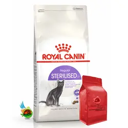 غذای خشک گربه بالغ عقیم رویال کنین Royal canin sterilised وزن 1 کیلوگرم ( بسته بندی ملودی مهربانی )