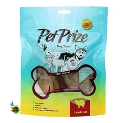 تشویقی گوش گوسفند پت پرایز مخصوص سگ Pet prize lamb ear بسته 5 عددی