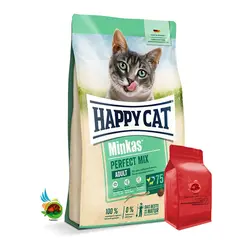 غذای خشک گربه پرفکت میکس هپی کت با طعم میکس Happycat perfect mix وزن 1 کیلوگرم ( بسته بندی ملودی مهربانی )