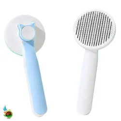 برس مخصوص سگ و گربه همراه با دکمه تخلیه مو مدل گربه