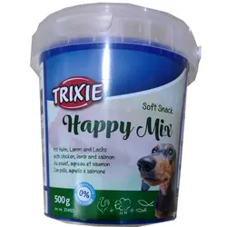 تشویقی سگ سطلی تریکسی happy mix وزن 500 گرم( اپن باکس )