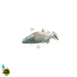 اسباب بازی ماهی متحرک شارژی به همراه کت نیپ مخصوص سگ و گربه