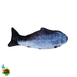 اسباب بازی ماهی متحرک شارژی به همراه کت نیپ مخصوص سگ و گربه