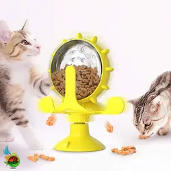 اسباب بازی چرخ و فلک به همراه مخزن تشویقی مخصوص سگ و گربه