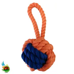 اسباب بازی دندانی سگ مدل  توپ کنفی دسته دار