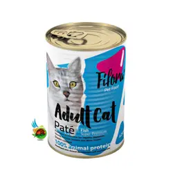 کنسرو سوپر پریمیوم گربه فیفورا مدل پته طعم ماهی Fifora adult cat with fish وزن ۴۰۰ گرم