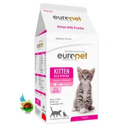 شیر خشک گربه یوروپت Europet kitten milk powder وزن 200 گرم