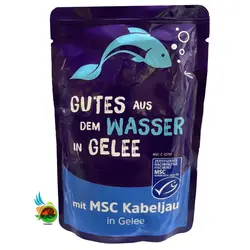 پوچ گربه بالغ کوشیدا طعم ماهی کاد در ژله Coshida with cod fish وزن ۸۵ گرم