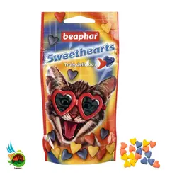 تشویقی گربه سویت هارت بیفار Beaphar sweethearts وزن 50 گرم