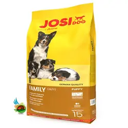 غذای خشک توله سگ جوسی داگ فمیلی جوسرا Josera josidog family وزن 15 کیلوگرم