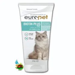 خمیر بیوتین گربه یوروپت Europet biotin paste for cat وزن ۱۰۰ گرم