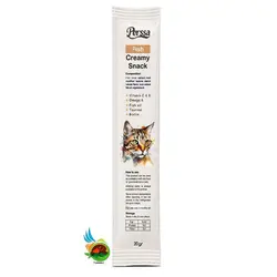 بستنی گربه پرسا با طعم ماهی Perssa creamy snack with fish وزن ۲۰ گرم