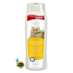 شامپو گربه بایولاین مدل Bioline deshedding shampoo حجم ۲۰۰ میلی لیتر