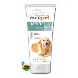 خمیر تقویت کننده پوست و مو سگ یوروپت Europet brewers وزن 100 گرم