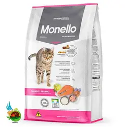 غذای خشک گربه بالغ مونلو با سالمون و مرغ Monello adult cat salmon & chicken وزن 15 کیلوگرم