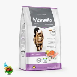 غذای خشک گربه عقیم مونلو با طعم بوقلمون و ماهی Monello sterilised cats turkey and salmon وزن 1 کیلوگرم
