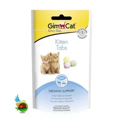 قرص مکمل بچه گربه جیم کت Gimcat kitten tabs وزن 40 گرم
