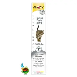 خمیر مالت گربه تائورین جیم کت مخصوص محافظت از چشم و قلب Gimcat taurine paste extra heart & eye وزن 50 گرم