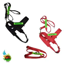 قلاده کتفی سگ طرح پلیس شبرنگ دار ( سایز XXLarge )