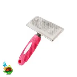 برس استیل با دستگیره ضد لغزش مخصوص سگ و گربه برند تائو تائو