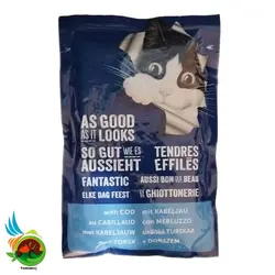 پوچ گربه بالغ فلیکس با طعم ماهی کاد Felix with cod وزن 85 گرم