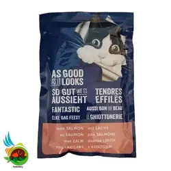 پوچ گربه بالغ فلیکس با طعم ماهی سالمون Felix with salmon وزن 85 گرم