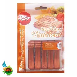 استخوان تشویقی سگ اوگو با طعم گوشت Ogo beef flavor nutrients وزن 90 گرم ( 6 عددی )