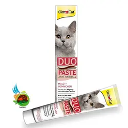 خمیر مالت گربه جیم کت با طعم مرغ Gimcat duo paste anti-hairball وزن 50 گرم