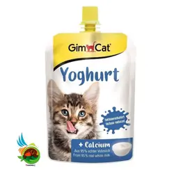 ماست مخصوص گربه جیم کت Gimcat yoghurt وزن 150 گرم