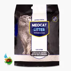 خاک گربه گرانول سوپرکلامپ کربن میوکت meocat litter وزن 10 کیلوگرم