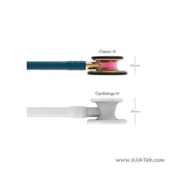 گوشی پزشکی لیتمن کلاسیک۳ آبی کاربنی رنگین کمانی ۵۸۰۷