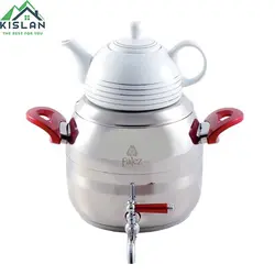 کتری قوری استیل 6 لیتری falez کد 1547 | کیسلان