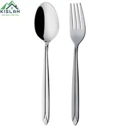 سرویس قاشق و چنگال 124 پارچه ناب استیل مدل پالرمو مات | کیسلان