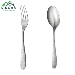 سرویس قاشق و چنگال 136 پارچه مدل واریان ساده ناب استیل | کیسلان