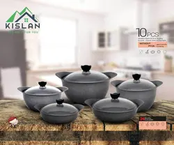 سرویس قابلمه وایکینگ خاکستری 10 پارچه | کیسلان