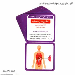 کارت های ببین و بخوان اعضای بدن انسان