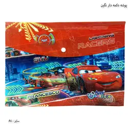 پوشه دکمه دار فانتزی نگین سایز A4