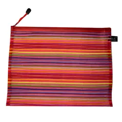 پوشه زیب دار  توری سایز A4