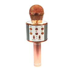 میکروفن شارژی اصل  (اسپیکر مدل ws-858 ) همراه با یک عدد باطری شارژی