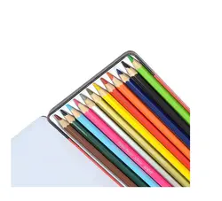 مداد رنگی 12 رنگ جعبه فلزی کویلو