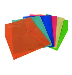 پوشه دکمه دار مات پاپکو سایز A4