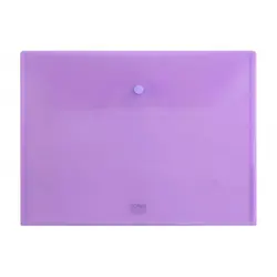 پوشه دکمه دار شفاف پاپکو سایز A4