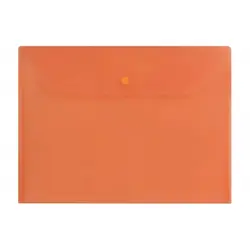 پوشه دکمه دار شفاف پاپکو سایز A4