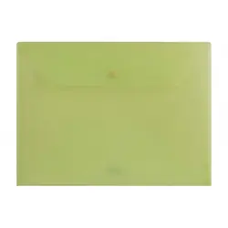 پوشه دکمه دار شفاف پاپکو سایز A4