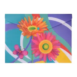 پوشه دکمه دار طرحدار پاپکو کد 114